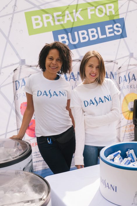 Dasani was one of the vendors at the celebration