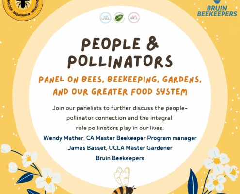 people and pollinators event flyer