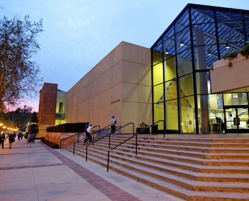Outside of UCLA Wooden Center