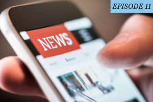 Episode 11 featured image: A person scrolls on the News app