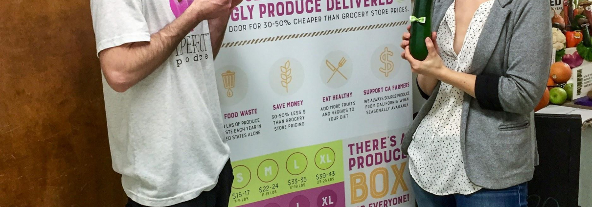 woman and man posing for a photo