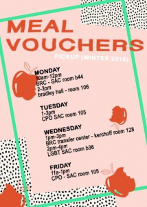 Meal Vouchers flyer
