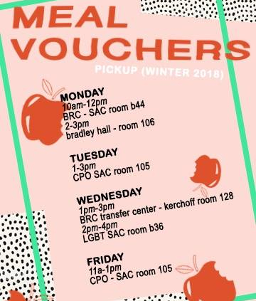 Meal Vouchers flyer