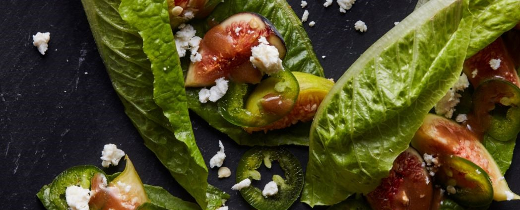 A closeup photo of a salad.