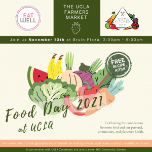Food Day 2021 at UCLA flyer