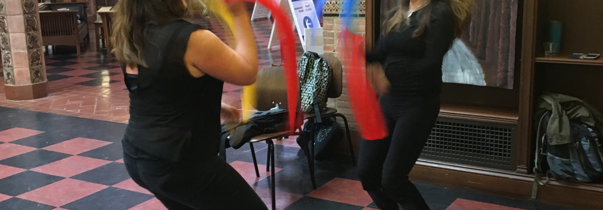 Students play with one another.