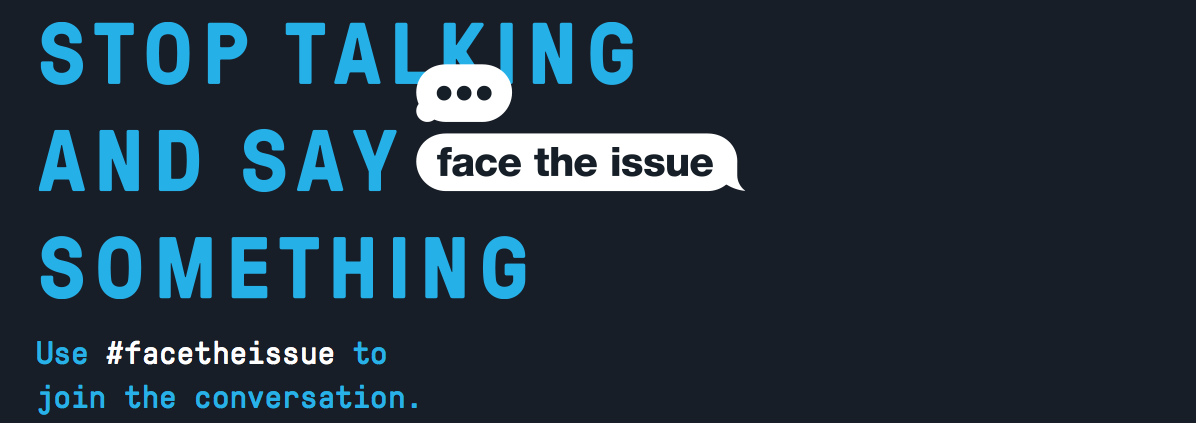 Face the Issue Banner