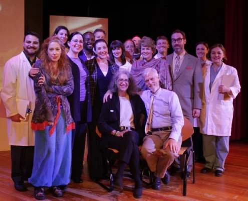 A group of photo of various professionally dressed individuals smiling and posed at the camera.
